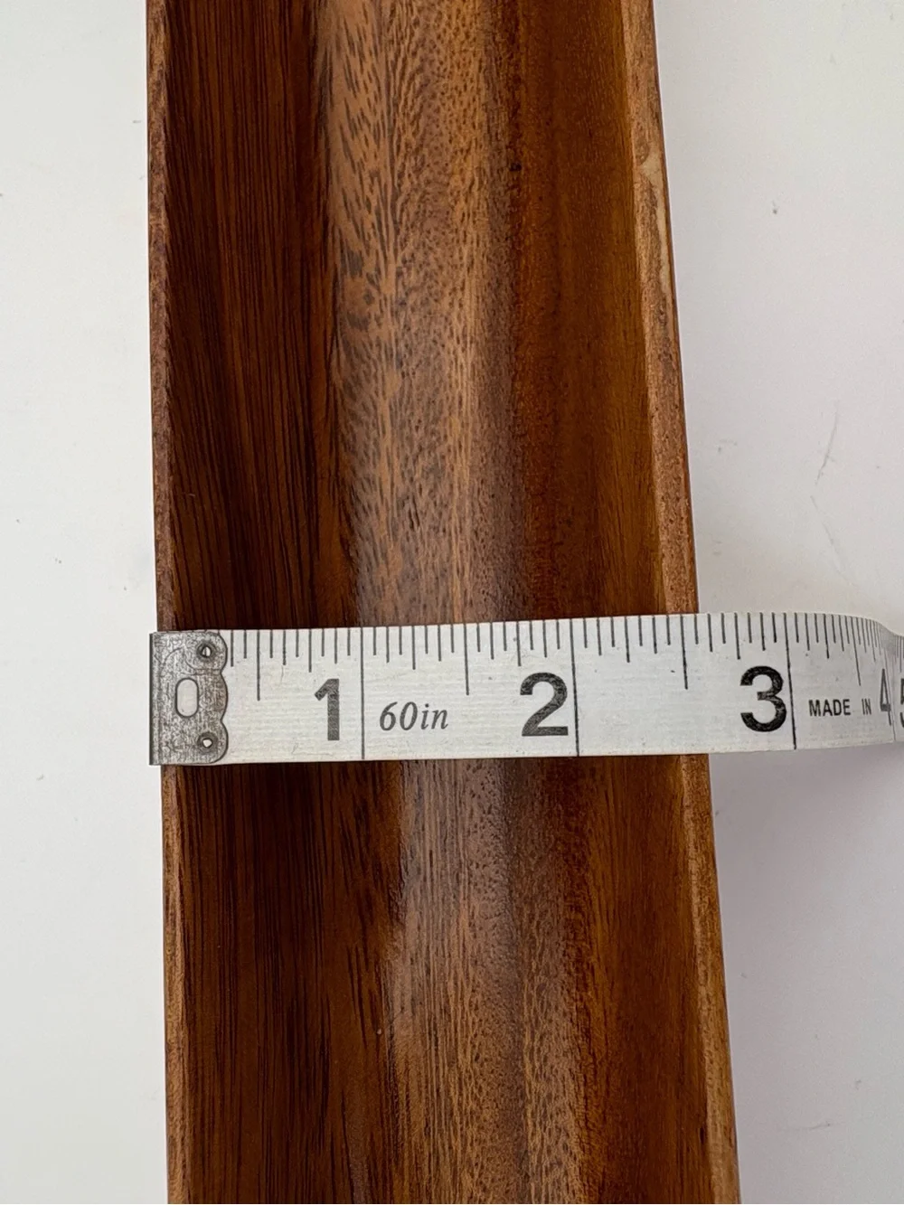 Gorgeous Mid-Century Modern Wooden Elongated Serving Tray